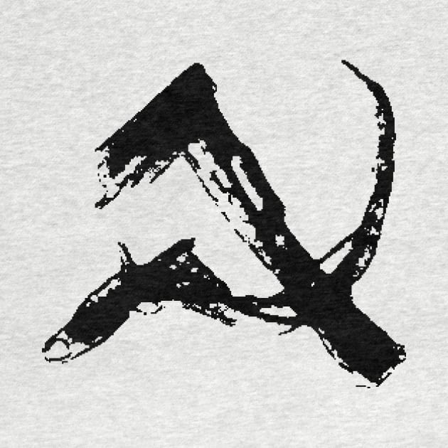 Dark and Gritty Hammer and Sickle Symbol by MacSquiddles